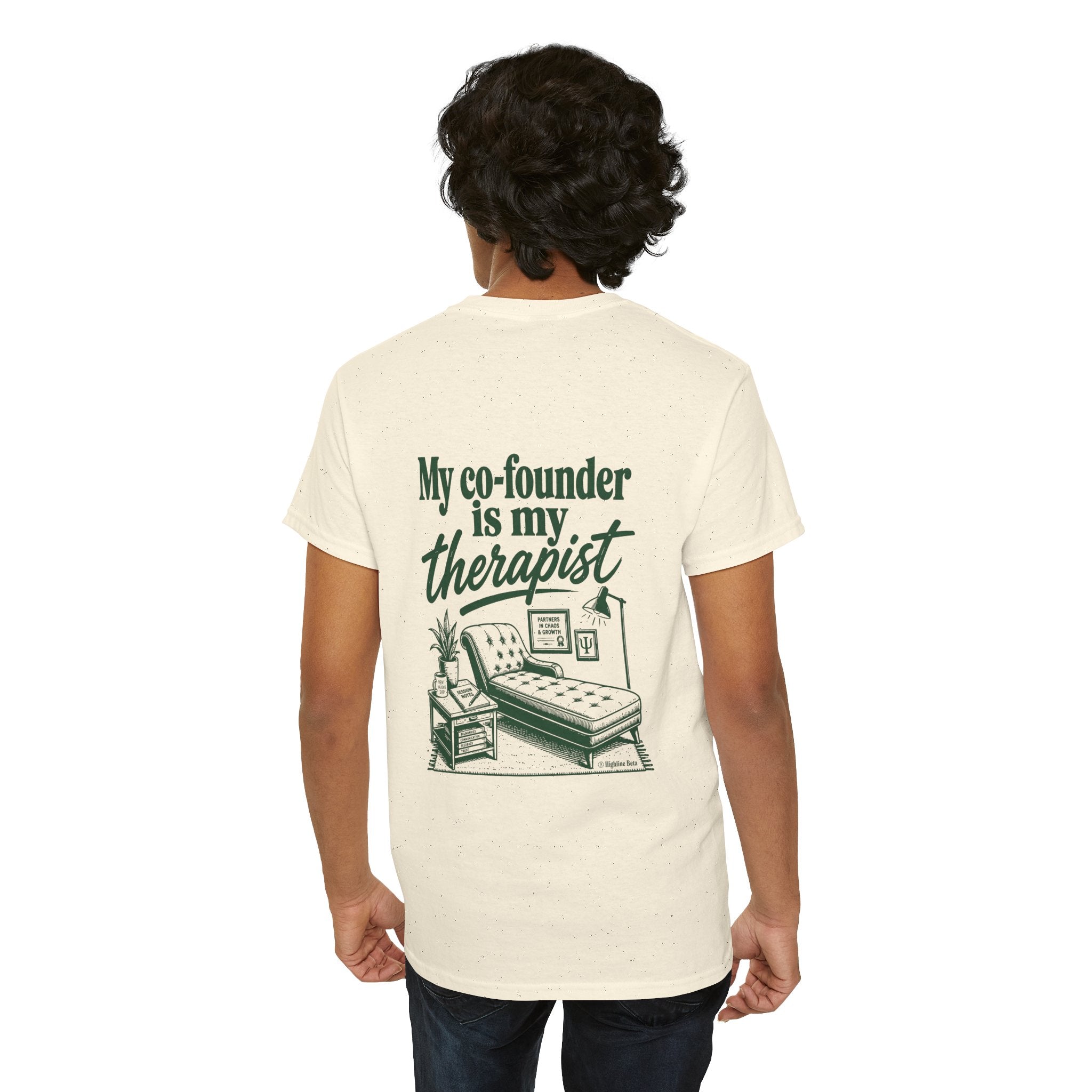 "My Co-Founder Is My Therapist" Graphic Tee