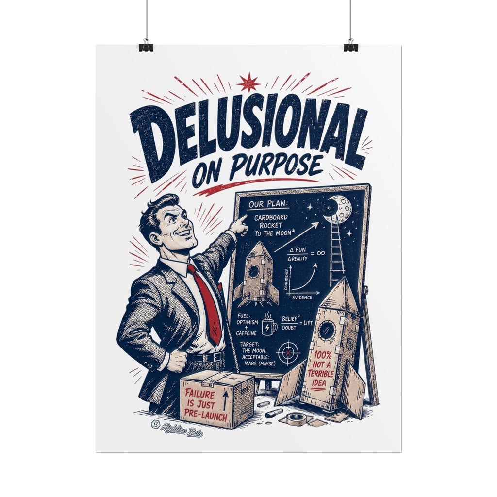 Delusional on Purpose Print