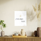 Motivational Poster - “F*ck It, Ship It” Minimal Art Print — Done Is Better Than Perfect